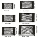 Organizador universal para respaldo de asiento de coche, malla elástica para asiento de maletero, pegatina mágica para fácil almacenamiento y limpieza, accesorios para coche, 1 ud.
