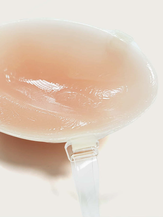 1 par de silicona Brasier adhesivo con 1 par transparente con tira