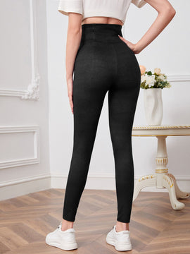 Mulvari Pantalones ajustados de talle alto