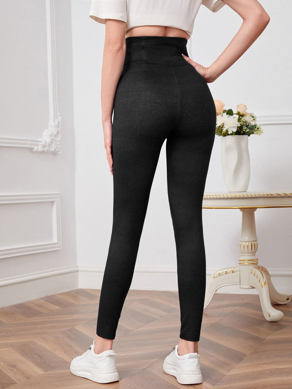 Mulvari Pantalones ajustados de talle alto