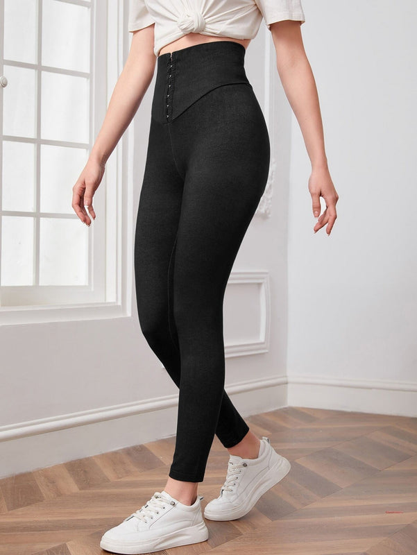 Mulvari Pantalones ajustados de talle alto