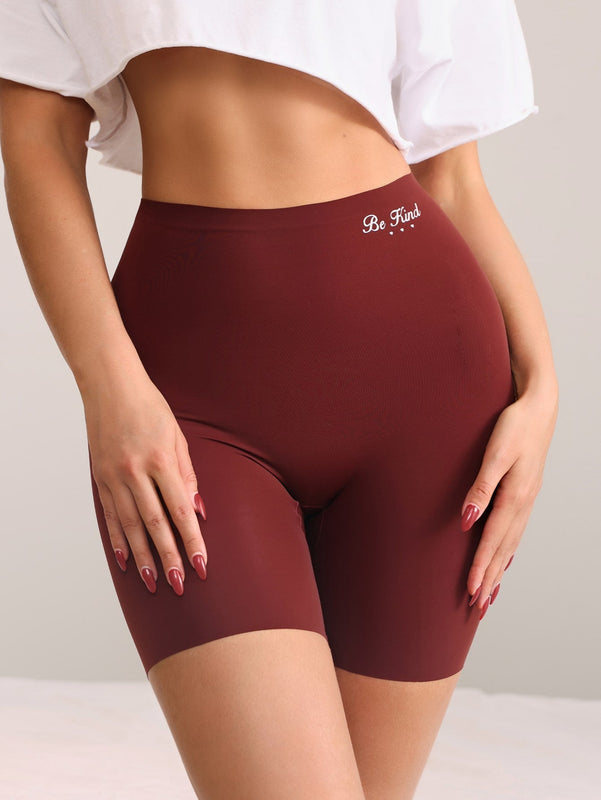 Bragas simple con estampado de letra