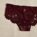 Set De 3 Tangas De Encaje Floral, Lenceria