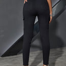 EZwear Pantalones cargo ajustados con bolsillos con solapa