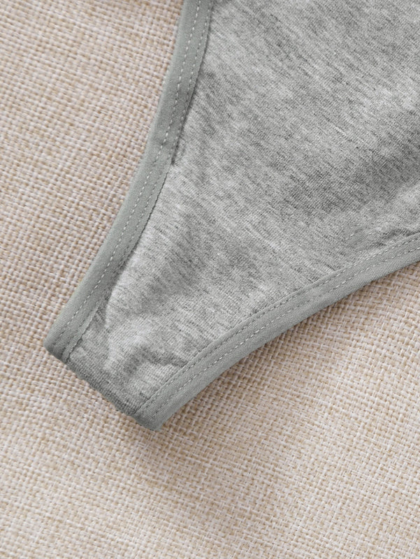 4 piezas set tanga simple