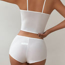 Set de lenceria aplique de cuello notch