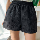DAZY Shorts de pierna ancha jacquard