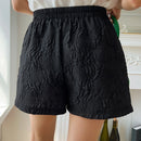 DAZY Shorts de pierna ancha jacquard