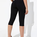 Essnce Pantalones capri ajustados con bolsillo diagonal