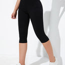 Essnce Pantalones capri ajustados con bolsillo diagonal