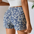 PETITE Skort floral cruzado con nudo lateral