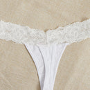 Conjunto De 3 Panties De Encaje Con Contraste De Color Para Lenceria
