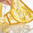 LUVLETTE Sujetador de cuello profundo con encaje