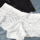 5 piezas Set bragas con encaje floral con lazo delantero