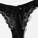 Lenceria De Encaje Con Frente De Lazo Para Panty