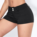 Shorts en mezclilla talle bajo