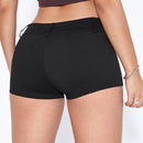 Shorts en mezclilla talle bajo