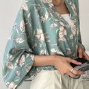 DAZY Blusa De Manga Dolman Y Estampado Floral Sin Camisola