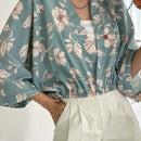 DAZY Blusa De Manga Dolman Y Estampado Floral Sin Camisola