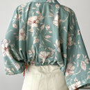 DAZY Blusa De Manga Dolman Y Estampado Floral Sin Camisola