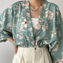 DAZY Blusa De Manga Dolman Y Estampado Floral Sin Camisola
