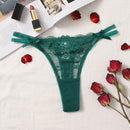 Lenceria De Tanga De Encaje Floral