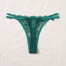 Lenceria De Tanga De Encaje Floral