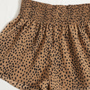 VCAY Shorts con estampado de cintura fruncido