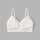 Bralette Triangular De Encaje, Lenceria