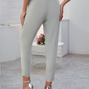 Sollinarry Pantalones de cintura con volante con cinturon