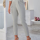 Sollinarry Pantalones de cintura con volante con cinturon