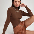 BIZwear Jersey cuello alto tejido de canale ropa de trabajo