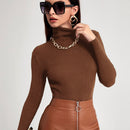 BIZwear Jersey cuello alto tejido de canale ropa de trabajo
