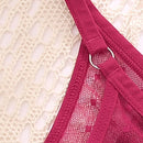 FINETOO 5 piezas Tanga geometrica de malla
