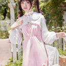 ROMWE Kawaii Camisa corta ribete fruncido de cuello exagerado