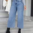 Frenchy Jeans de talle alto de pierna ancha