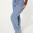 SXY Jeans vinculado con cadena de pierna ancha