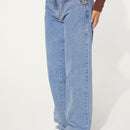 SXY Jeans vinculado con cadena de pierna ancha