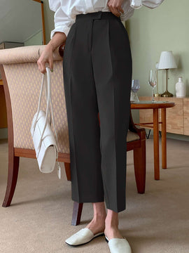 DAZY Pantalones Cortos Con Cremallera Y Detalles Plegados