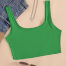 EZwear Top tank unicolor tejido de canale
