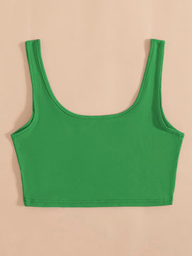 EZwear Top tank unicolor tejido de canale