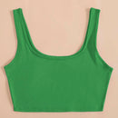 EZwear Top tank unicolor tejido de canale