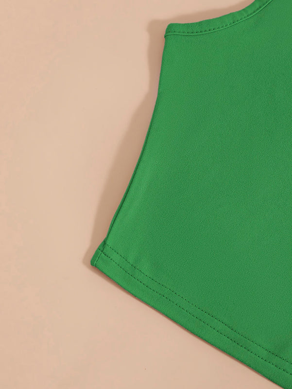 EZwear Top tank unicolor tejido de canale