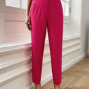 Lune pantalones de mujer casuales a rayas nauticas y entallados, para otono