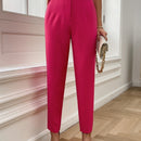 Lune pantalones de mujer casuales a rayas nauticas y entallados, para otono