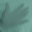 EZwear Camiseta tejida con nudo delantero ribete en forma de lechuga