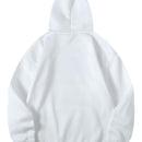 Ezwear sudadera con capucha informal con cordon para mujeres, estampado con letras, para otono/invierno