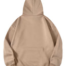 Ezwear sudadera con capucha informal con cordon para mujeres, estampado con letras, para otono/invierno