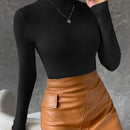 Essnce Jersey cuello alto tejido de canale