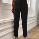 Lune pantalones de mujer casuales a rayas nauticas y entallados, para otono